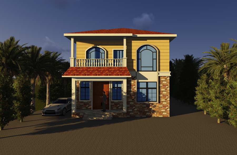 睿婕輕鋼別墅-地中海風(fēng)格(圖1) 睿婕輕鋼別墅戶型