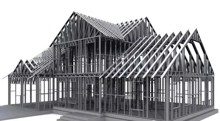 為何輕鋼別墅建筑行業(yè)發(fā)展如此之快?(圖1) 睿婕輕鋼別墅