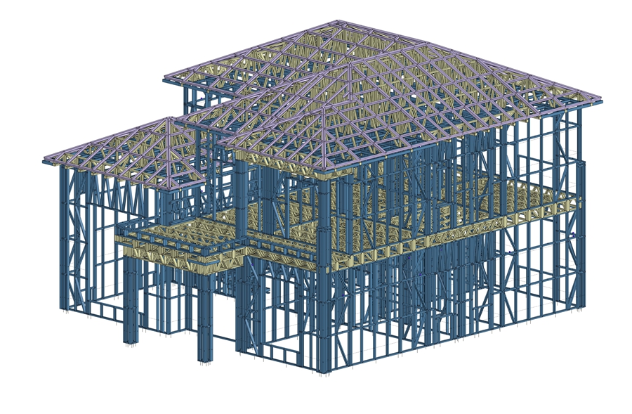鄉(xiāng)村輕鋼龍骨別墅大概多少錢一棟？
