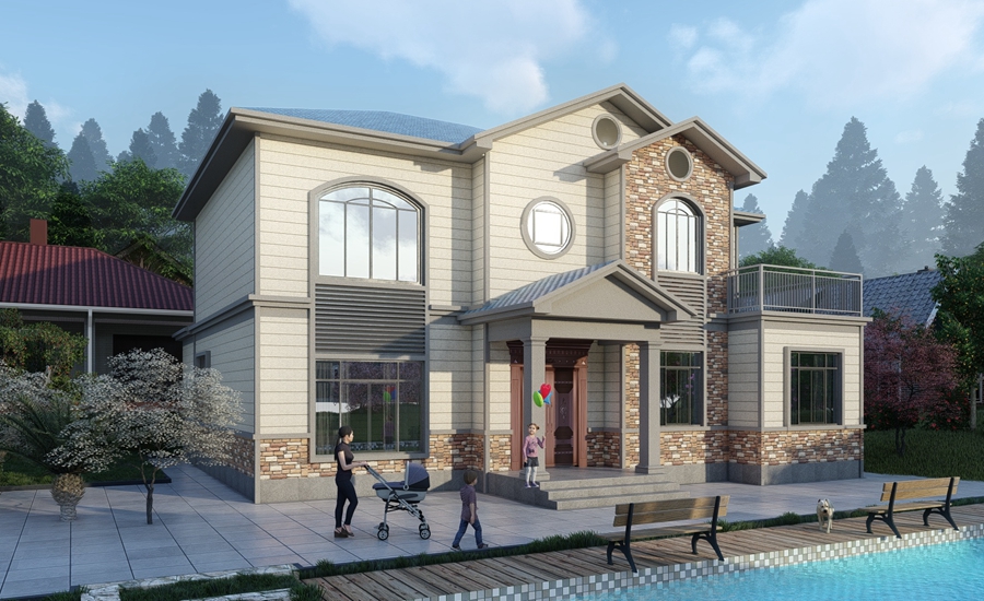 一棟兩層200平方的輕鋼別墅需要多少人施工？