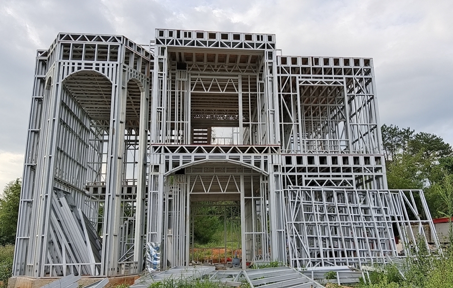 農(nóng)村輕鋼別墅，建設(shè)鄉(xiāng)村生態(tài)家園！(圖2)