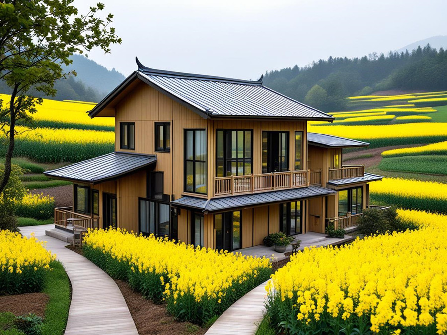 春至鄉(xiāng)村，邂逅輕鋼別墅的詩(shī)意時(shí)光